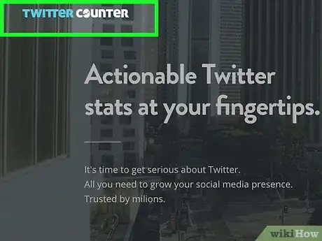 Step 2 前往http://twittercounter.com/...