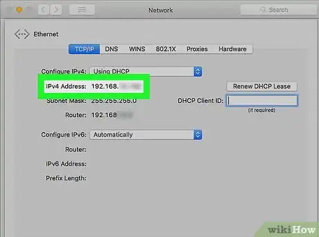 Step 7 查看“IPv4地址”数值。