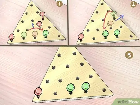 Step 5 把剩余的棋子都移到最后一排。