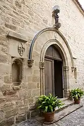 Entrance to the church