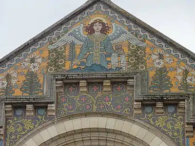 Mosaic of Saint-Étienne church [fr] by Eugène Grasset in Briare