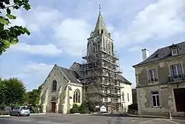 The church of Saint-Germain, in Benais