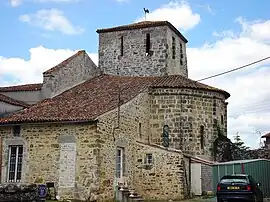 The church of Saint-Hilaire, in Cezais