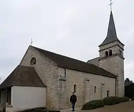 The church in Levernois