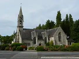 The church of Saint-Juvénal, in Le Moustoir