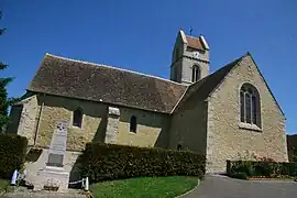 The church of Saint Hermès, in Rouessé-Fontaine