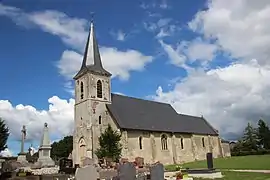 The church in Saint-Pierre-des-Ifs