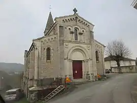 The church in Saint-Léger-sous-la-Bussière