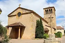 The church in Saint-Martin-du-Lac