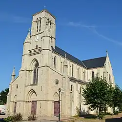 The church of Belleville-sur-Vie