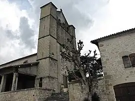 The church in Lougratte