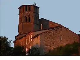 The church in Saint-Ybars