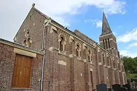 The church in Le Mesnil-Simon