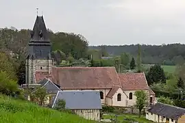 The church in Montreuil-l'Argillé