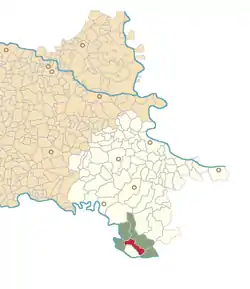 Location of Đurići