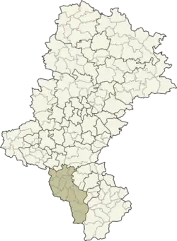 Location within Silesian Voivodeship