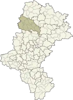 Location within the voivodeship