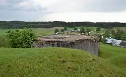 Ruins of the Molotov Line in the village vicinity