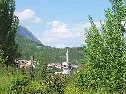 Cesio Maggiore seen from Cesio Minore.