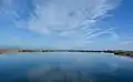 The lagoon and sky