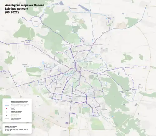 Lviv bus lines