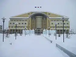 Purovsky District Administration building in Tarko-Sale