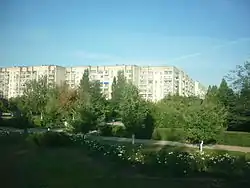 Apartment buildings in Armiansk