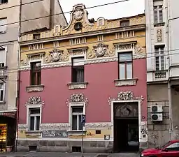 Uros Predic's Studio built in Vienna Secession style in Belgrade, 1908