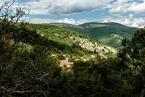 View of Babino village