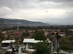 Panoramic view of the village