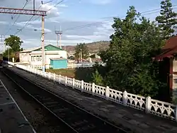 Train station in Razmahnin