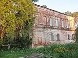 Northern side of the main house of the manor Pervitino.