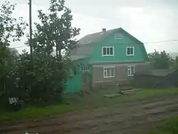 Rainy day in Nagorsky District