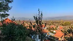 Panoramic view of the village Rankovce