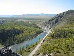 Landscape in Zakamensky District