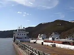 Ship by the Kyundyulyun, Ust-Yansky District