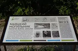 Example of information board for tourists