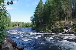 The Keret River in Loukhsky District