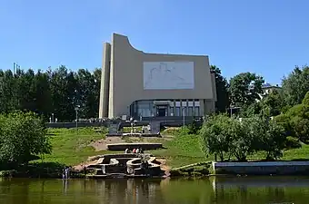 The Diorama building in Central Park