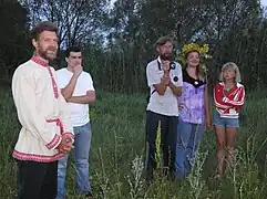 Russian farmer family in 2010