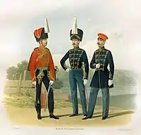 In full dress, in Hungarian, and in everyday uniform (1845–1855)