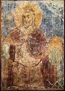 photograph of a fresco from the monastery