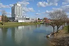 The Sana river in Prijedor