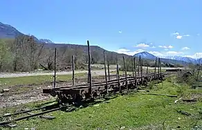 Log-cars, station Tubyi