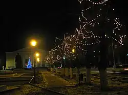 Lenina Square in Akhtubinsk