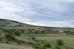 Panoramic view of the village