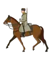 Uniform (with greatcoat) for Dragoons of the 11th Kharkov Dragoon Regiment, after 1882