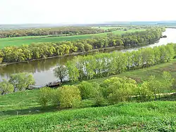 The Don River near the selo of Uryv-Pokrovka in Ostrogozhsky District