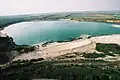 Old sand quarry in Avdiivka