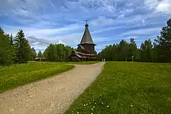 St. George Church from Vershiny (Malye Korely), Primorsky District